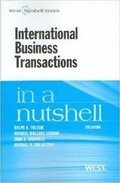 Cover: International Business Transactions in a Nutshell - West Academic Press