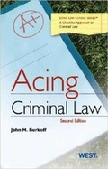 Cover: Acing Criminal Law - West Academic Press