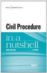 Enlarge image Cover: Civil Procedure in a Nutshell - West Academic Press