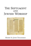Cover: The Septuagint and Jewish Worship - Wipf & Stock Publishers