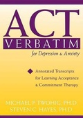 Cover: Act Verbatim for Depression and Anxiety - New Harbinger Publications