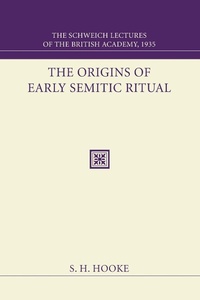 Enlarge image Cover: The Origins of Early Semitic Ritual - Wipf & Stock Publishers