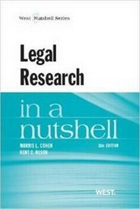 Enlarge image Cover: Legal Research in a Nutshell - West Academic Press