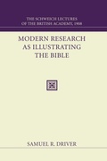 Cover: Modern Research as Illustrating the Bible - Wipf & Stock Publishers