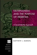 Cover: Faithfulness and the Purpose of Hebrews - Wipf & Stock Publishers