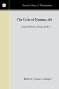 Cover: The Code of Hammurabi - Wipf & Stock Publishers