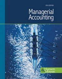 Enlarge image Cover: Managerial Accounting - South-Western