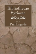 Cover: Bibliothecae Syriacae - Wipf & Stock Publishers