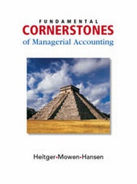 Enlarge image Cover: Fundamental Cornerstones of Managerial Accounting - South-Western