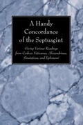 Cover: A Handy Concordance of the Septuagint - Wipf & Stock Publishers