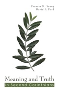 Cover: Meaning and Truth in Second Corinthians - Wipf & Stock Publishers