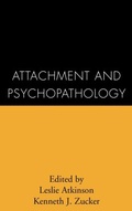 Cover: Attachment and Psychopathology - Guilford Publications