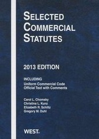 Enlarge image Cover: Selected Commercial Statutes - West Academic Press