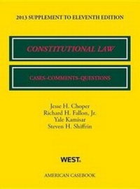 Enlarge image Cover: Constitutional Law - West Academic Press