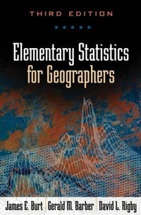 Enlarge image Cover: Elementary Statistics for Geographers, Third Edition - Guilford Publications