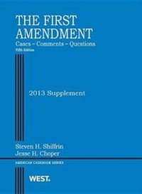 Enlarge image Cover: The First Amendment - West Academic Press