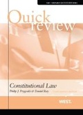 Cover: Quick Review of Constitutional Law - West Academic Press