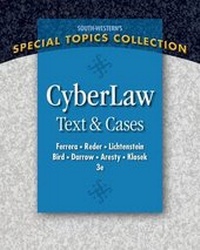 Enlarge image Cover: CyberLaw : Text and Cases - South-Western