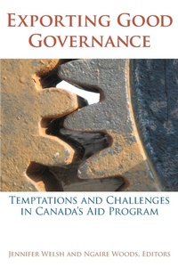 Enlarge image Cover: Exporting Good Governance - Wilfrid Laurier University Press