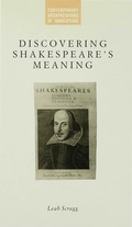 Cover: Discovering Shakespeare's Meaning - Palgrave Macmillan