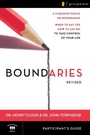 Cover: Boundaries Bible Study Participant's Guide---Revised - HarperChristian Resources