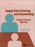 Cover: Legal Interviewing and Counseling - West Academic Press