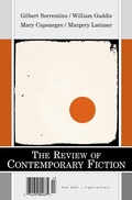 Cover: Gilbert Sorrentino/Margery Latimer/Mary Caponegro/William Gaddis, Vol. 21, No. 3 - Dalkey Archive Press