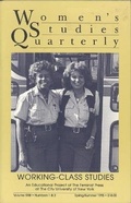 Cover: Women's Studies Quarterly (95:1-2) - Feminist Press at The City University of New York