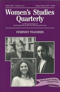 Cover: Women's Studies Quarterly (94:1-2) - Feminist Press at The City University of New York