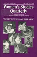 Cover: Women's Studies Quarterly (94:3-4) - Feminist Press at The City University of New York