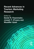 Cover: Recent Advances in Tourism Marketing Research - Routledge