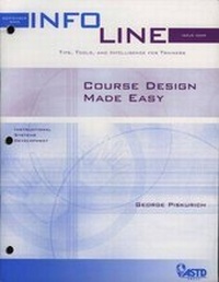Enlarge image Cover: Course Design Made Easy - ASTD Press