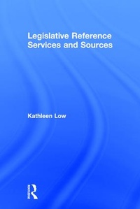 Enlarge image Cover: Legislative Reference Services and Sources - Routledge