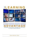 Cover: The Learning Advantage - ASTD Press