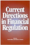 Cover: Current Directions in Financial Regulation - McGill-Queen's University Press
