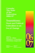 Cover: Canada: the State of the Federation 2006/07 - McGill-Queen's University Press