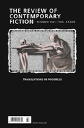 Cover: Review of Contemporary Fiction, Volume XXXIII, No. 2 - Dalkey Archive Press