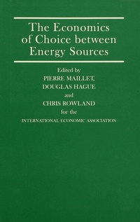 Enlarge image Cover: The Economics of Choice between Energy Sources - Palgrave Macmillan