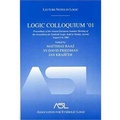 Cover: Logic Colloquium '01 - A K Peters