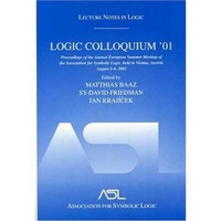 Abbildung von: Logic Colloquium '01 - A K Peters