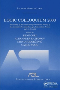 Abbildung von: Logic Colloquium 2000 (hardcover) - A K Peters