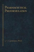Cover: Pharmaceutical Preformulation - CRC Press