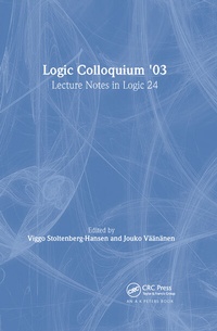 Abbildung von: Logic Colloquium '03 - A K Peters