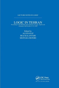 Abbildung von: Logic in Tehran - A K Peters
