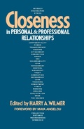 Cover: Closeness in Personal and Professional Relationships - Shambhala Publications Inc