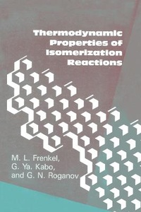 Abbildung von: Thermodynamic Properties Of Isomerization Reactions - CRC Press