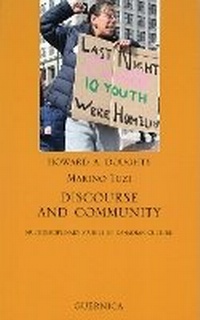 Enlarge image Cover: Discourse & Community - Guernica Editions,Canada