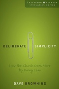 Cover: Deliberate Simplicity - Zondervan