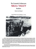 Cover: The Extremely Unfortunate Skull Valley Incident - Trafford Publishing