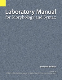 Enlarge image Cover: Laboratory Manual for Morphology and Syntax - Sil International, Global Publishing
